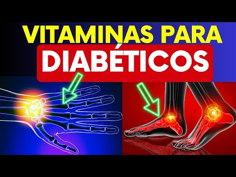 7 VITAMINAS PARA DIABETES que AJUDAM NA QUEIMAÇÃO dos PÉS, DORMÊNCIA nas MÃOS e no AÇÚCAR DO SANGUE