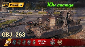Object 268 💥 4 Kills / 10k Damage 💥 WoT Replay #255