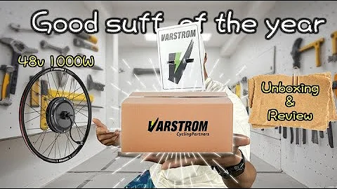 Unboxing e-bike conversion kit of Varstrom （ Varstrom 48v 1000w）