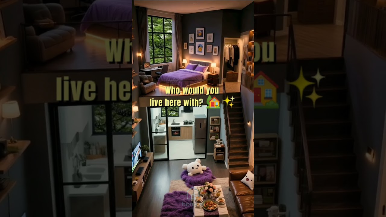 This Cozy Loft Feels Like a Dream ✨🛋️ 