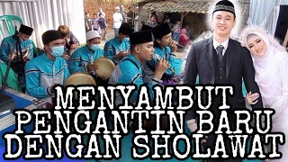 PENYAMBUTAN PENGANTIN PRIA DENGAN SHOLAWAT THOLA'AL BADRU ALAINA || AL - HIDAYAH Terbaruuuu... !!