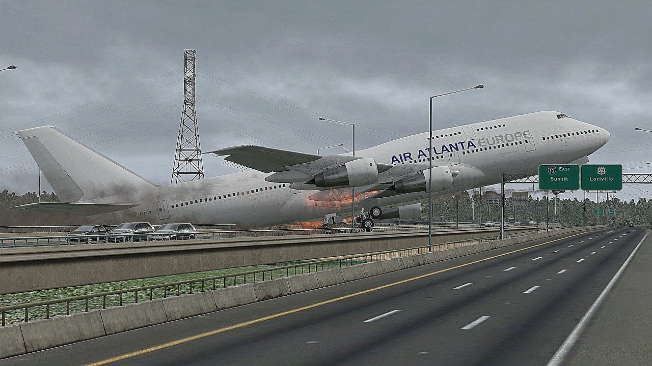 Pilot saved Plane from Huge Tragedy and Land properly on airport runway –realistic crash#1 [XP 11]