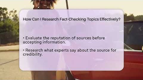 How Can I Research Fact-Checking Topics Effectively? - Everyday-Networking