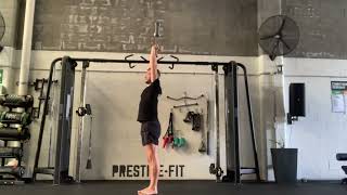 Standing Barbell Tricep Extension demonstration