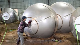Hypnotic Way They Produce Perfect Steel Sphere From Scratch in China