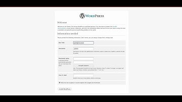 Install WordPress on a Local host