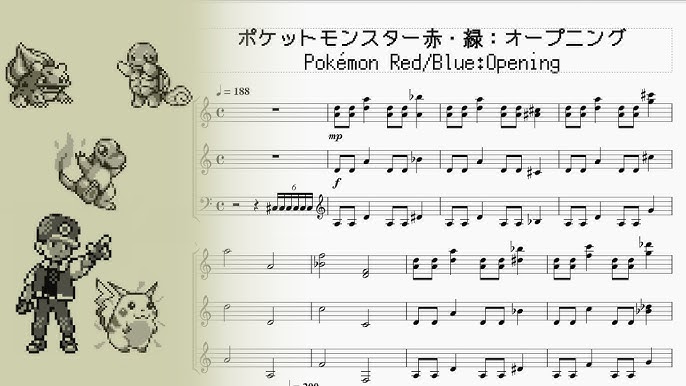 ポケットモンスター赤 緑 オープニング Pokemon Red Blue Opening Youtube