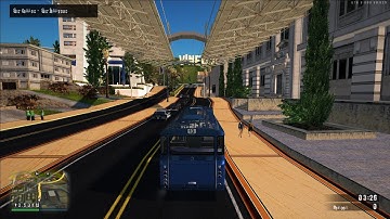 GTA San Andreas Bus Simulator New Driving Mod - CJ Is a Real Bus Driver