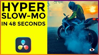HYPER Slow Motion Effect In 48 SECONDS | DaVinci Resolve 18 screenshot 1