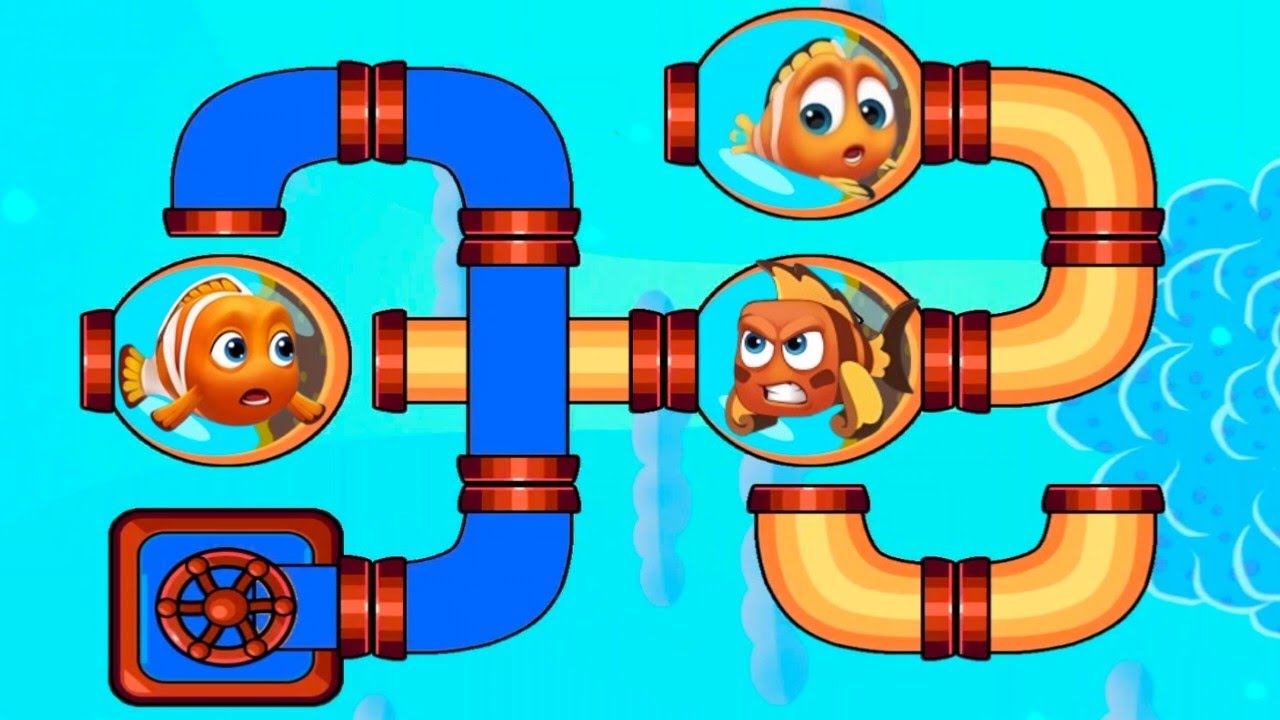 Save the fish bast puzzle game #viralvideo 
