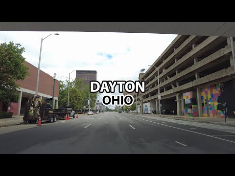 Dayton, Ohio - [4K] Downtown Tour