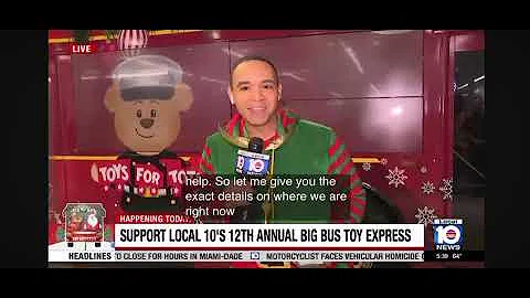 Spreading Joy with Toys for Tots 🧸🎁 with @WPLGLocal10 and Toys for Tots 🎁🎁🎁🎁🎁🎁