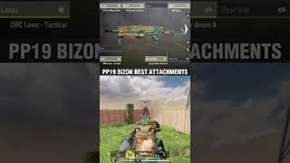PP19 Bizon Best Gunsmith Attachments — #CoDM Season 4 #shorts