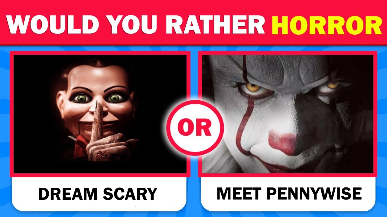Would you rather Scary edition😱🎃Scariest Hard Choices ever !