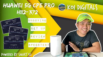 Huawei 5G CPE Pro H112-372 Unboxing | Setup | Review | Speed test | Smart 5G Network