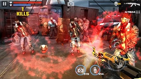 DEAD TARGET: Zombie || Main Quest Mission 392 With Golden Ak- 47 Gun「Android Gameplay