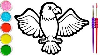Cómo Dibujar un Águila ???? Dibujo fácil de Águila #157 - YouTube