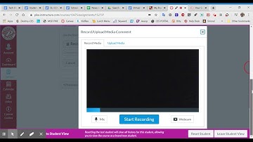 Submitting an assignment in canvas as a student