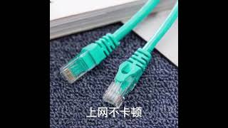 机房vintage六类无氧铜 laptop网线iptv接口RJ45 8芯双绞非屏蔽网线