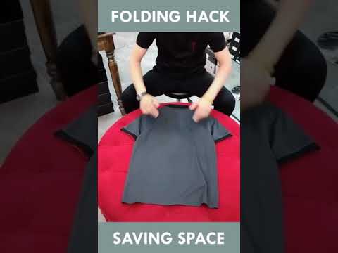 أفضل طريقة طي الملابس بطريقة سهلة