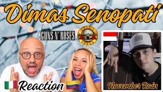 DIMAS SENOPATI Guns N Roses - November Rain ♬Reaction 🇮🇹 Italian And Colombian 🇨🇴 screenshot 4