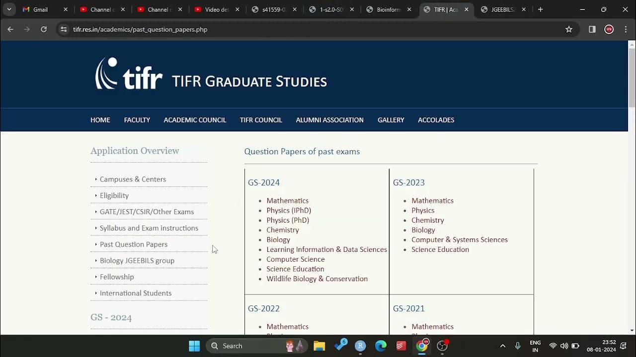 TIFR 2024/ FINAL ANSWER KEY/ TIFR 2024 RESULT YouTube