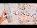 How to make aesthetic stickers