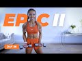 30 Min BLAZING CARDIO HIIT Workout / Dumbbells | EPIC II - Day 26