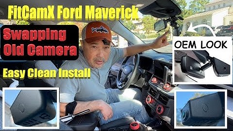 Fitcamx Ford Maverick Dash Cam Full Easy Install - Looks OEM!