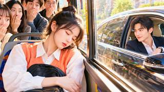 She Slept on a Bus—Unaware a CEO in a Luxury Car Saw Her and Fell in Love!