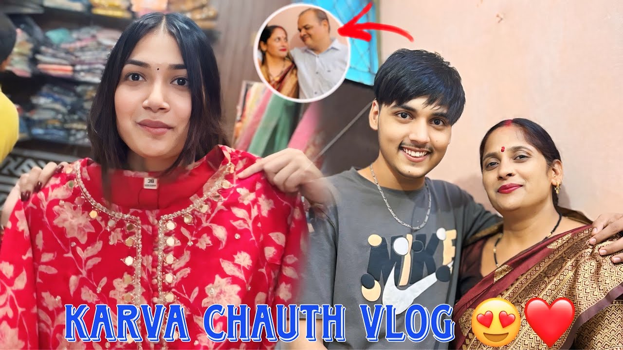Ruhi ne Rakha karva chauth Ka vart 😍 || Iska pati ise mil hi gya 🥹 || The Mk vlogs 
