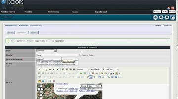xoops 2.5 alpha 2 y modulo content capitulo 2  parte 2