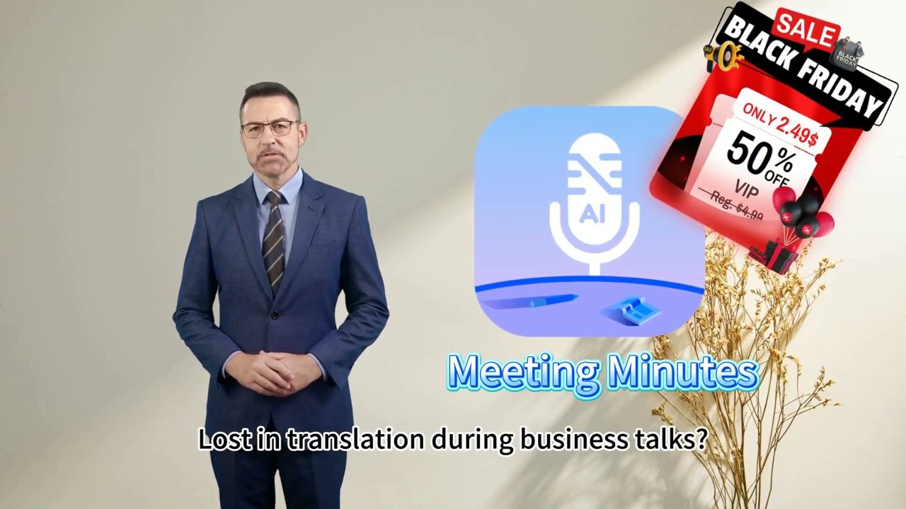 剪辑-视频-Meeting Minutes-Smart Audio Transcription Pro-版本4