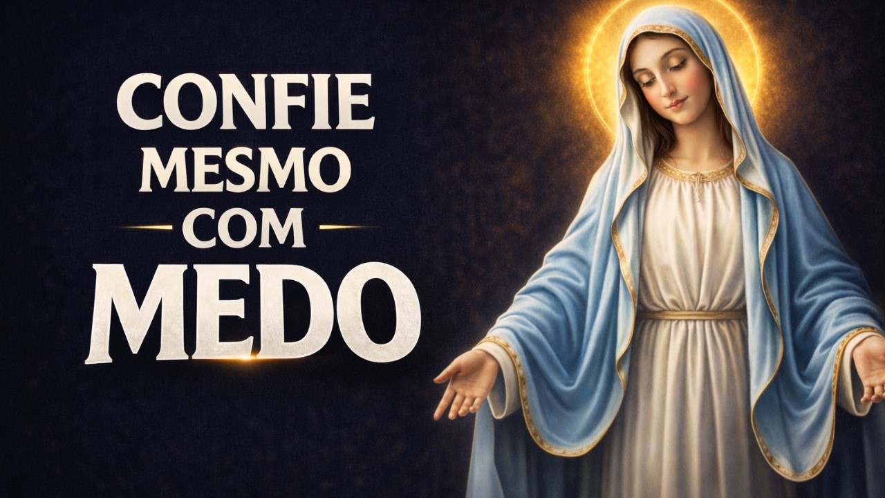 CONFIE MESMO COM MEDO 🙏 Oração Poderosa à Nossa Senhora da Confiança
