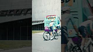 Some visits just feel different: NSN Cycling Team at SCOTT #NSN #TourdeRomandie #RoadCycling