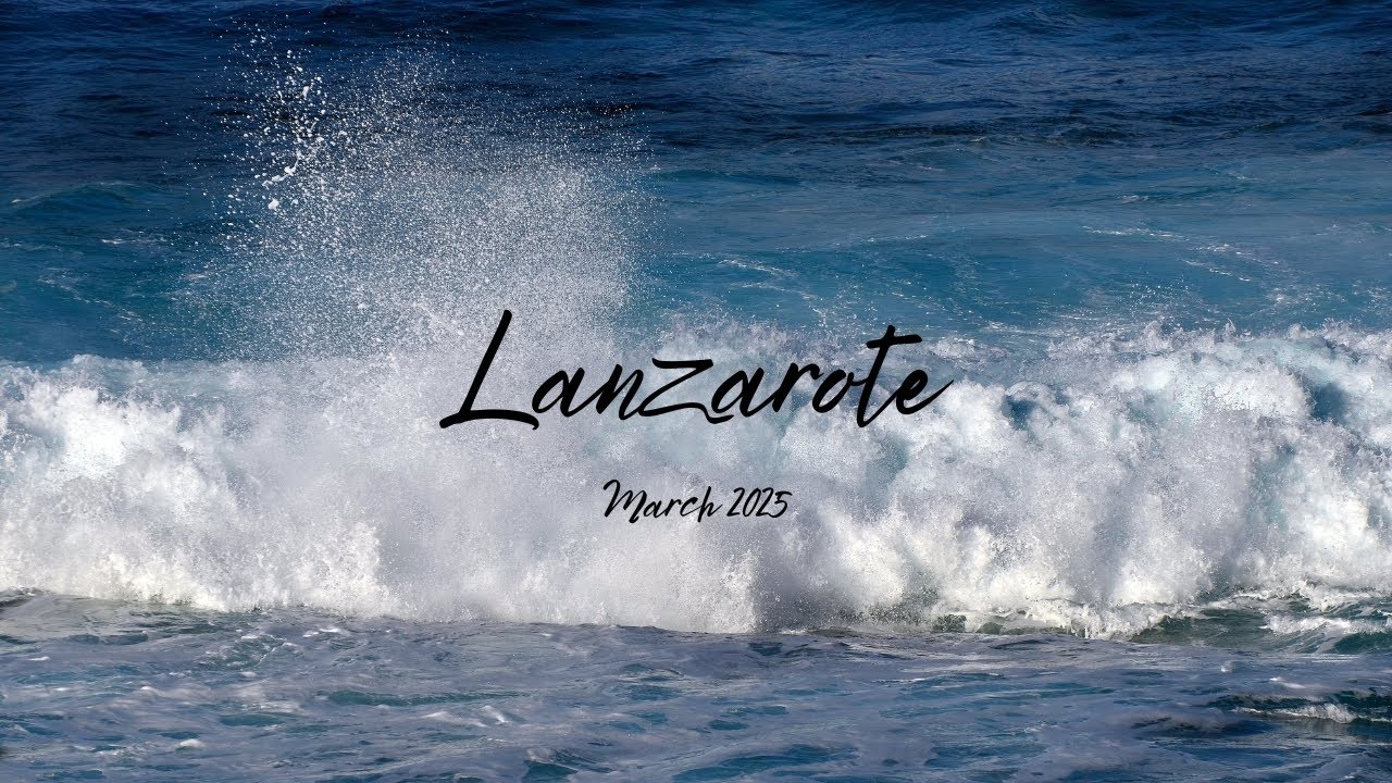 Shopping   4K _ A short wander round Costa Teguise, some shopping and a windy seaside stroll