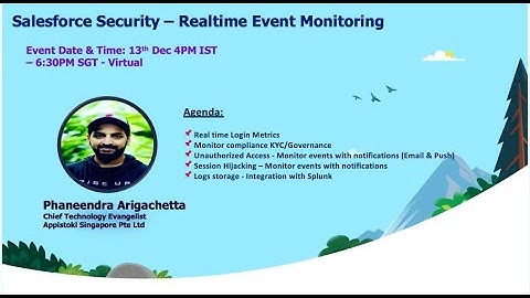 What is Real-Time Event Monitoring in Salesforce? Use-Cases and Demo