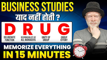 SHORTCUTS to Memorize Complete Business Studies! Boards 2024 | Mnemonics & Mind Maps