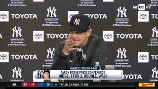 Aaron Boone on the attention surrounding Aaron Judge