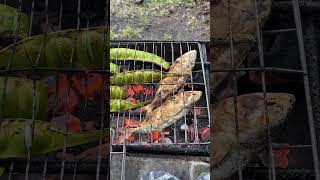 Bakar pete dan asin 🤌 #kuliner #food #bakar #asin