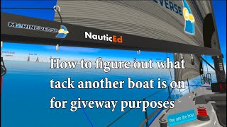 How to Determine What Tack Another Sailboat is on.