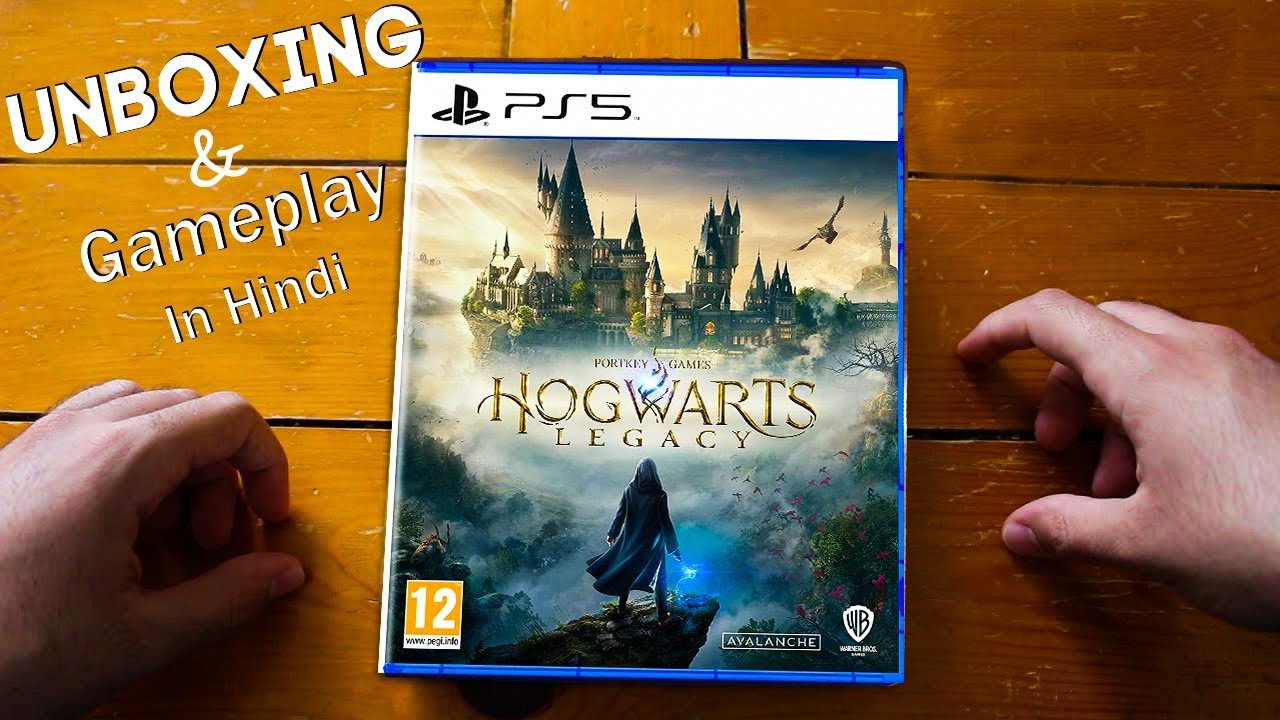Hogwarts Legacy PS5 Unboxing In Hindi - standard edition (With Pre-order Bonus Content)