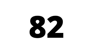 82 Second Countdown Timer White Screen With Sound Effect