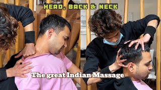 The Great Indian Head & Upper Body Massage By Master Ajay | PUREMASSAGE | Neck, Back & Hands