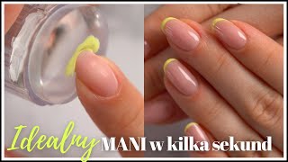 HIT Idealny French MANI w kilka sekund! Musisz to zobaczyć 😻