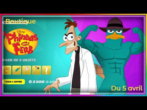PERRY ET DR DOOFENSHMIRTZ (PHINEAS ET FERB) ! BOUTIQUE DU 5 AVRIL 2026 !