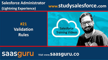 21 Validation rules in salesforce lightning experience | Salesforce Training videos
