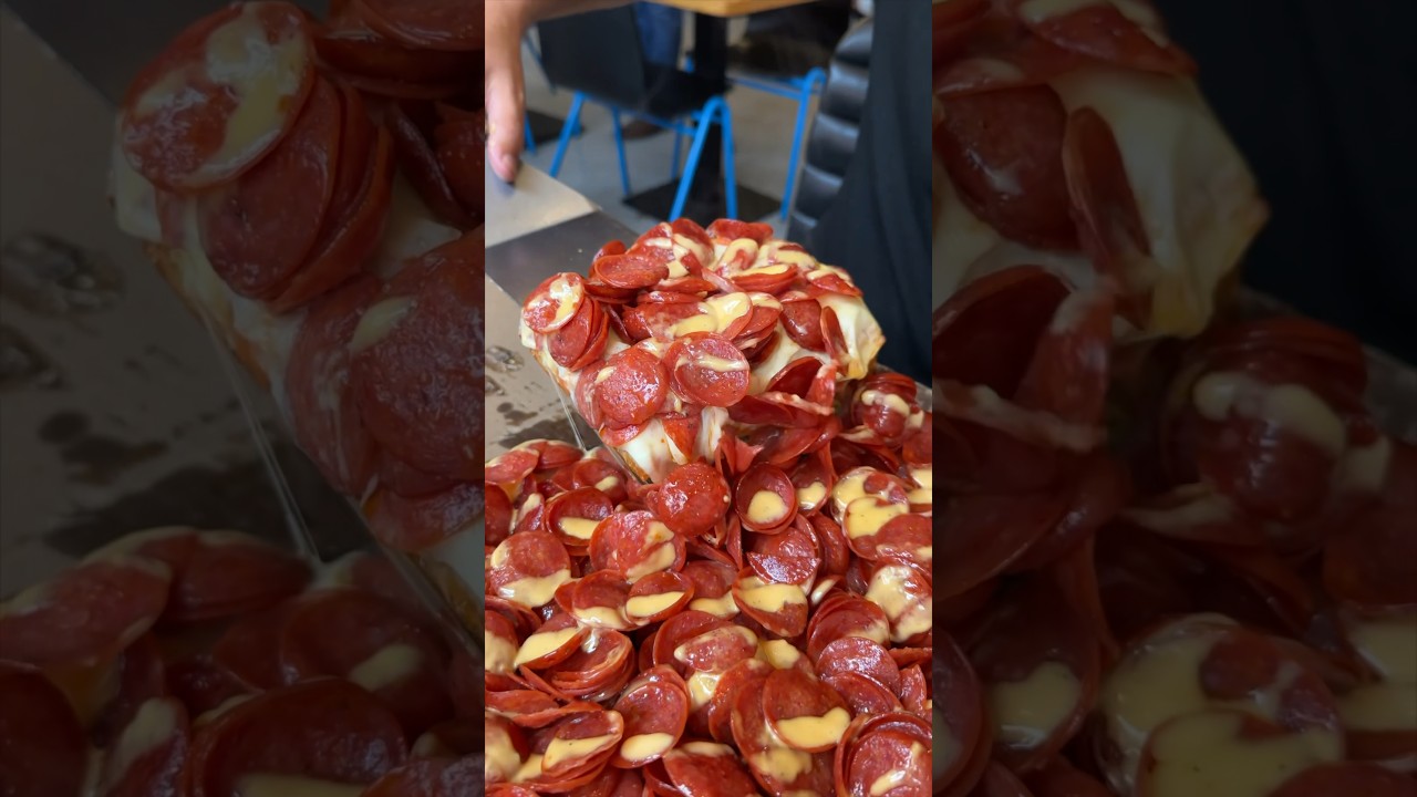 When they finally put the right amount of pepperoni in your pizza… 🍕 Tony Boloneys NJ. #DEVOURPOWER