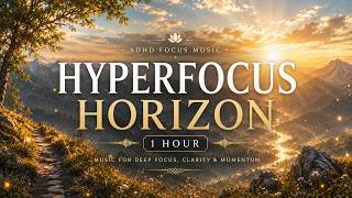 ADHD Focus Music | Hyperfocus Horizon (1 Hour)