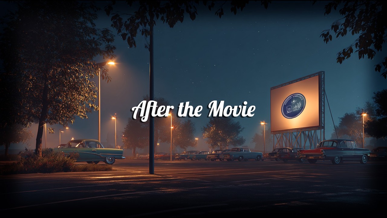Summer Night at a 1950s Drive-In 🎬🌙 Jazz Ambience